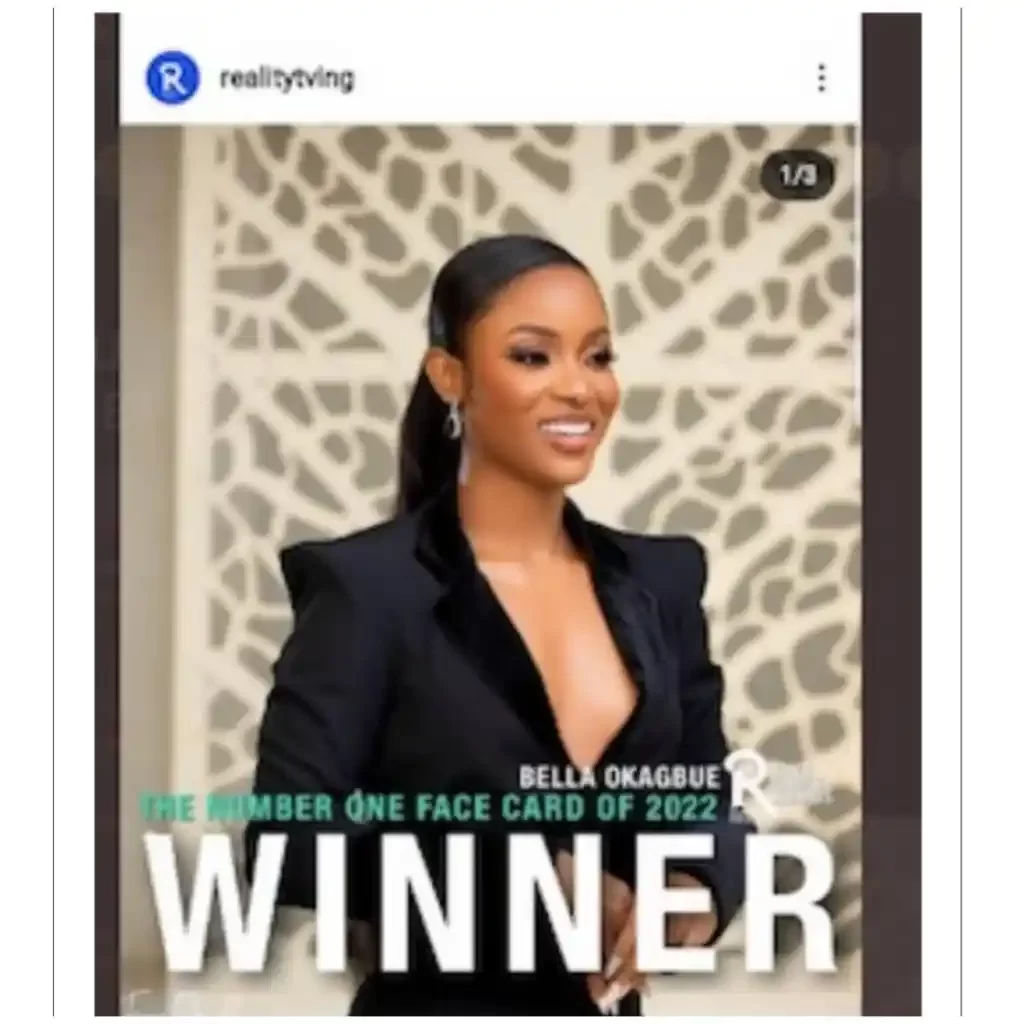 Bella pips Beauty As She Emerged Winner in their New Competition.