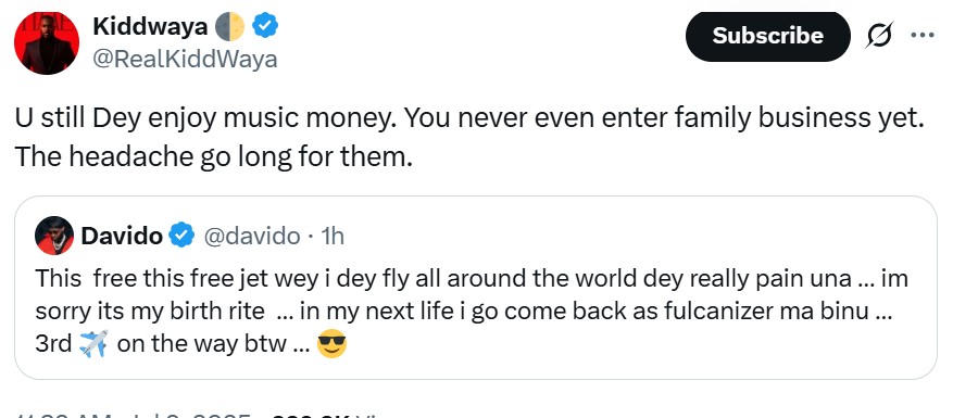 Davido and Kiddwaya